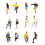 Detailed Mini Resin Human Models Sitting-Thinking Womens... 2
