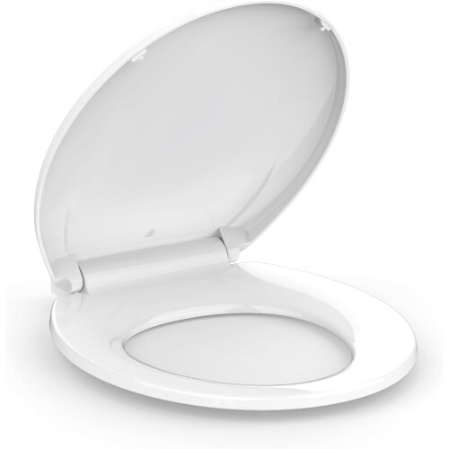 TROPOW Länglicher WC-Sitz mit integriertem Kindersitz