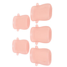 Squeeze-Beutelhalter Pink 5 Stück 13,5 cm Auslaufsicher