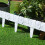 Clôture de jardin en Imitation pierre, 10 pièces, Support-gris 3