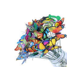 50 stuks realistische vlinders tuindecoraties kunstmatige-6 cm