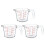 Pack Of 3 Glass Measuring Cups Set With Precise Scale For-small 1
