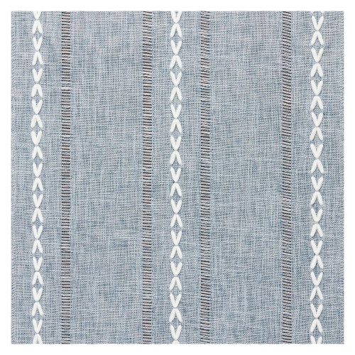 Cotton-Linen Table Runner with Hemstitching and Tassels