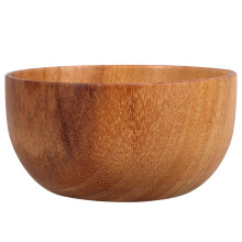 Houten serveerschaal voor salades en familiediners, set van 1
