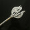 Sparkling Royal Scepter with Rhinestones Decors Flower-silver 5