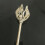 Sparkling Royal Scepter with Rhinestones Decors Flower-silver 6