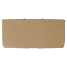 Beige Sun Visor Mirror Cover Set for Car