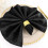 Black Polyester Square Napkins 20 pcs 20" 1