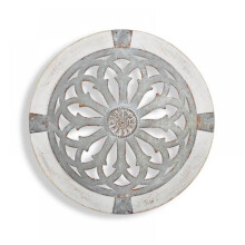 Round Metal Wall Medallion Decorative Art Piece