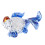 Delicate Crystal Carving Decorative Fish Figurine For-Blue. 1