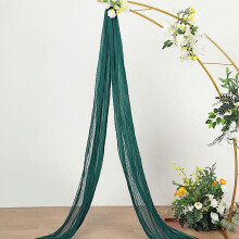 Teal Cotton Cheesecloth Backdrop Curtain Panel 20ft