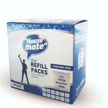 House Mate Moisture Absorber Refills 3x 450g Bags Perfume Free