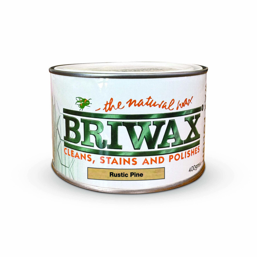 Briwax Wax Polish Rustic Pine 400G 5015277000610