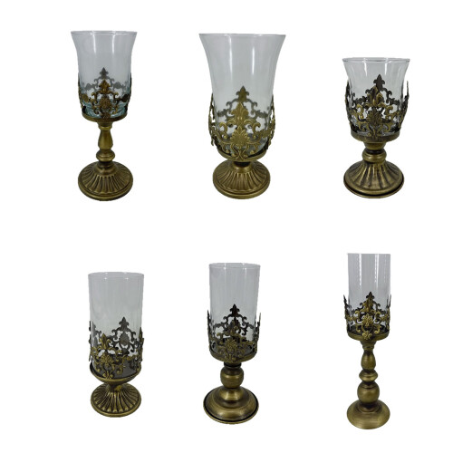 Tornadoes Candle Holders Pillar Candle Holders with-25W371JD 1