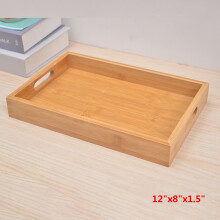 Wooden Serving Tray – Vintage Rustic Round or Square