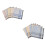 Modèle de mouchoir en coton doux et respirant pour-5 articles 2