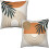 Fodere per cuscini in lino stile boho, 45x45 cm, set da 2 1
