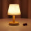 Wooden LED Desk Lamp with Warm Night Light 1