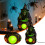 Halloween Witch Cauldron Night Light – Resin, 18 cm 2