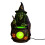 Halloween Witch Cauldron Night Light – Resin, 18 cm 3