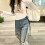 Breathable Polyester Lace Skirt With Adjustable Tie-White dots 3