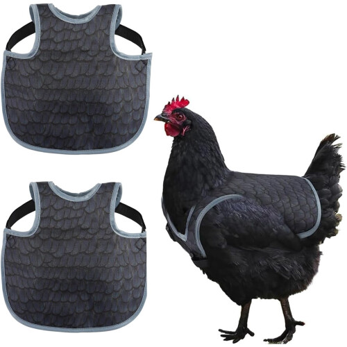 2-Piece Adjustable Chicken Saddles for Hens
