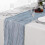 Cheesecloth Table Runner 35 x 118 Inch Boho Rustic 1