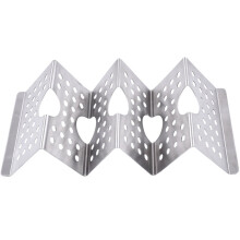 Tacoholder i rustfrit stål – 22 cm, stabil base