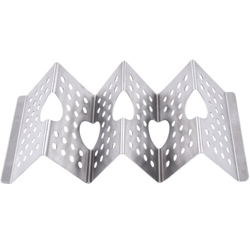 Tacoholder i rustfrit stål – 22 cm, stabil base