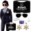 Ring Bearer Gift Set with Box, Sunglasses, Earpiece & Rings 1