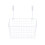 White Over-Door Metal Storage Basket 1