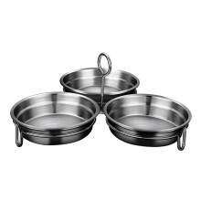 Stainless Steel Egg Poacher Pan, 18 cm, 1 Set