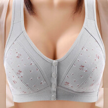 Lulshou Front-Button Bra for Women – Soft Wire-Free Sleep