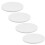 White Silicone Drink Coasters Set of 4 1