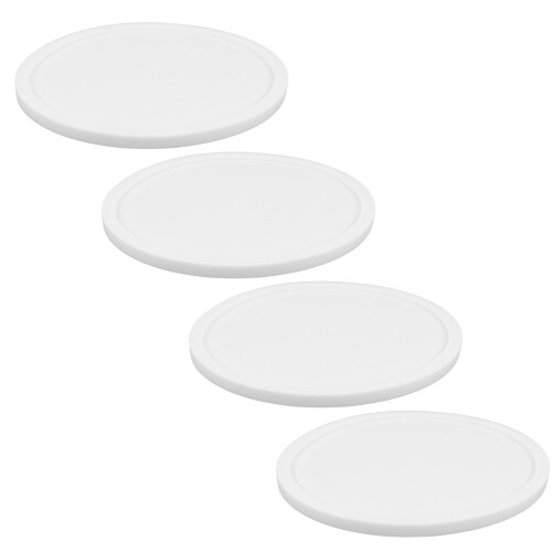 White Silicone Drink Coasters Set of 4