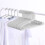 20-Pack Non-Slip Plastic Hangers with Space-Saving Design 1