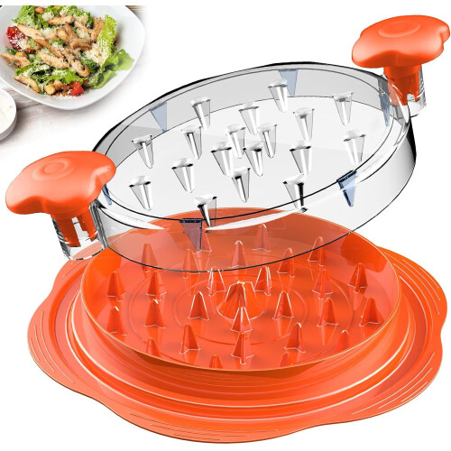 Kippenversnipperaar met borstel – BPA-vrij, antislip.