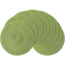 Round Bohemian Cotton Placemats 15 in (4 or 8 Pack)