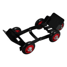 Chariot porte-pneu en fer et caoutchouc pour moto et vélo électrique, 1 jeu