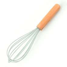 Silicone Balloon Whisk with Wooden Handle