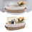 Oval Cotton Rope Storage Basket With Leather Handle For Home-1 3
