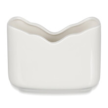 Kitchen Napkin Holder Ceramic Square White