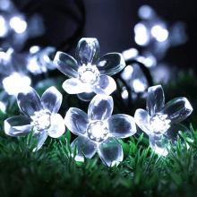 Soilse Teaghráin Gréine Bláth na Péitseog 23 troigh 50 LED