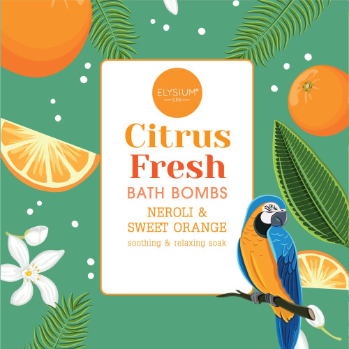 Elysium Spa Neroli & Sweet Orange Bath Bombs 1