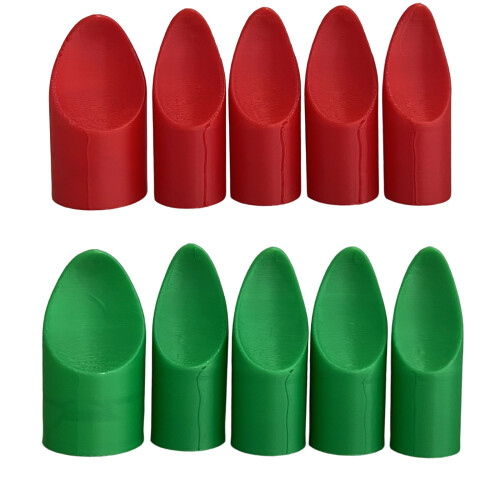 5pcs Convenient Gardening Finger Cots For Easy Soil-Red 1