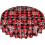 Christmas Round Tablecloth 60 Inch Buffalo Check Polyester 1