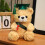 Abschluss-Teddybär-Plüschpuppe, 18 cm, Grün 1