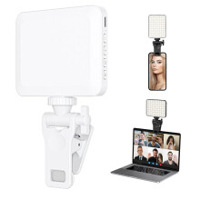 Klips z ładowalną lampką do selfie do telefonu, laptopa, tabletu