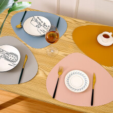 Oval PVC Desk Protection Pad 43 x 30 cm