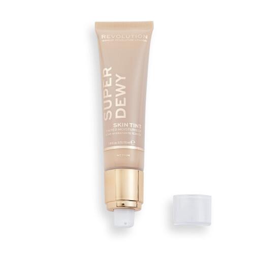 Makeup Revolution Superdewy Tinted Moisturiser, Light Coverage, Dewy Finish, Medium, 55ml 1